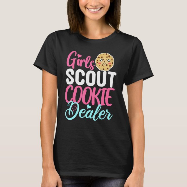 Camiseta Exploradora para niñas vendedora de galletas mujer (Anverso)