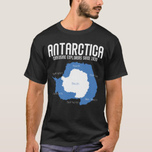 Camiseta Exploradores antárticos confusos desde 1820
