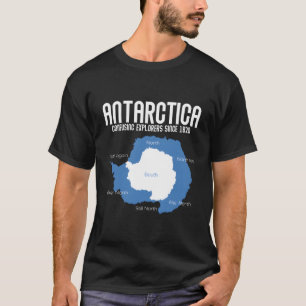 Camiseta Exploradores antárticos confusos desde la Antártid