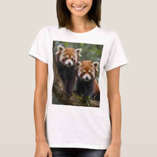 Camiseta "Exploradores de la cubierta del árbol: Pandas roj