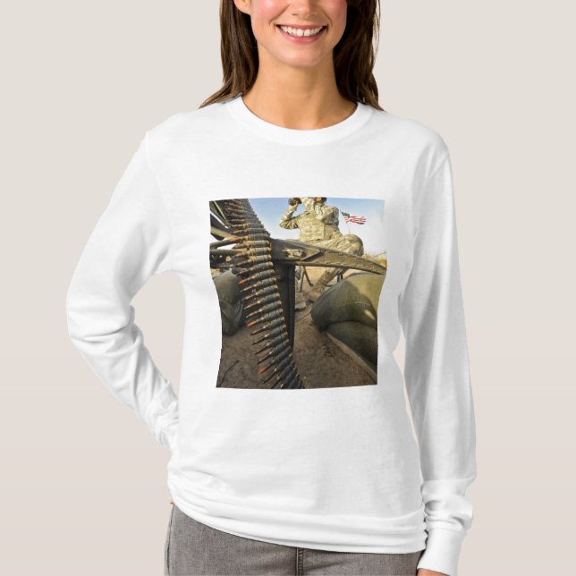 Camiseta exploradores de soldados para la actividad enemiga (Anverso)