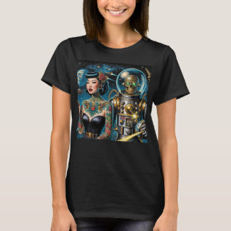 Camiseta Exploradores Espaciales Retro