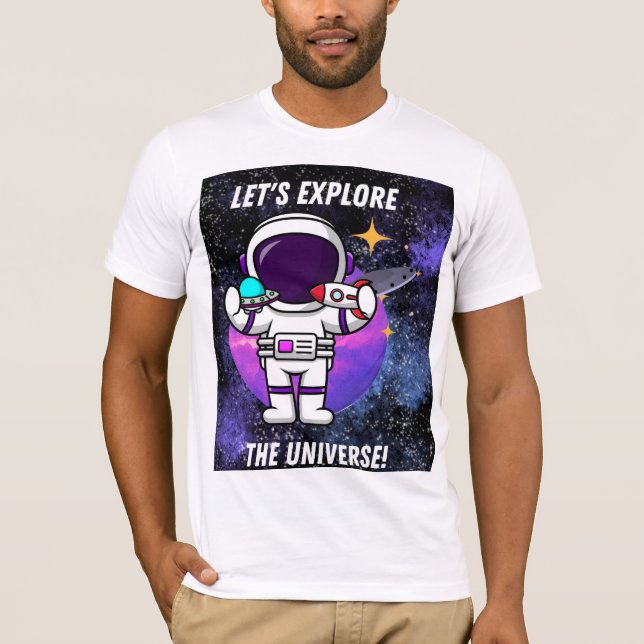 CAMISETA EXPLORAMOS EL UNIVERSO (Anverso)