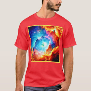 Camiseta Explorando el colorido arte nebuloso
