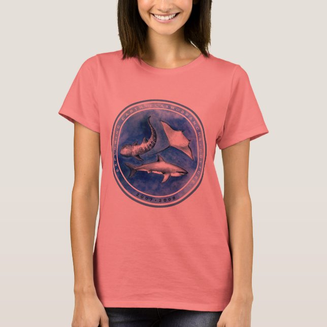 Camiseta Explorando la Tierra, los elasmobrancos y la cultu (Anverso)