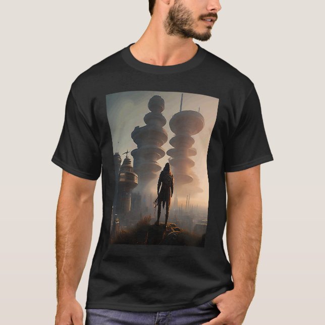 Camiseta Explorando un mundo extranjero 1 (Anverso)
