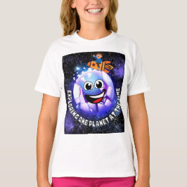 Camiseta Explorando un planeta a la vez . niño en un cohete