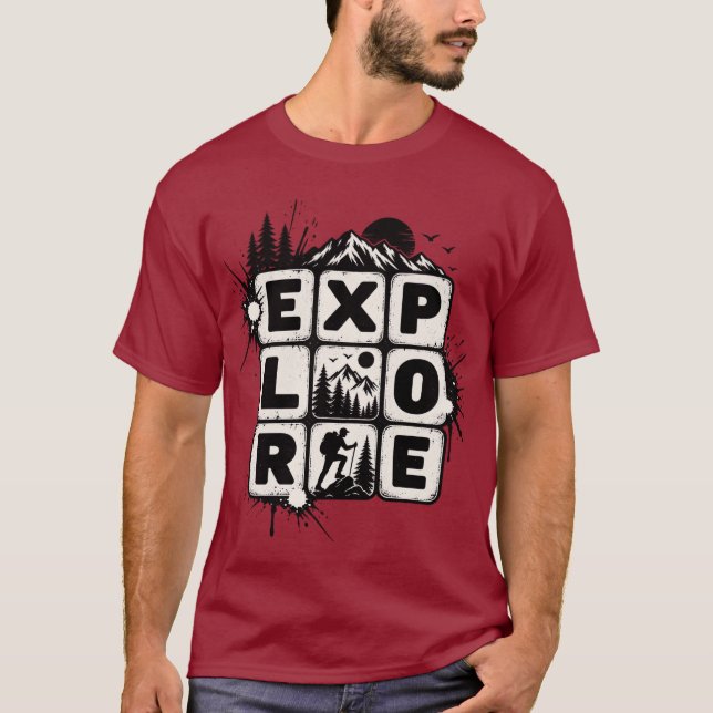 Camiseta explorar (Anverso)