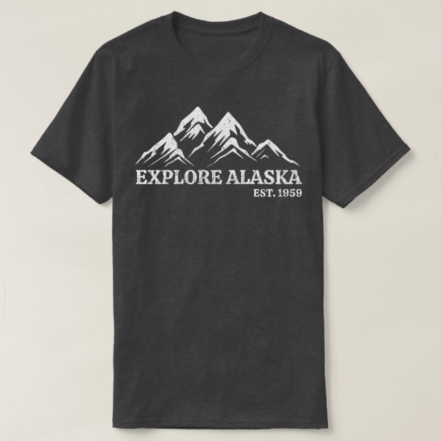 Camiseta Explorar Alaska TShirt (Diseño del anverso)