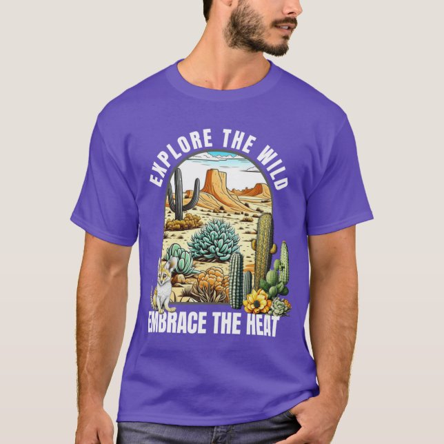 Camiseta Explorar el abrasivo calor de Arizona (Anverso)