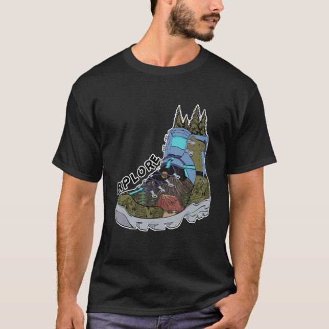 Camiseta Explorar el Ca del viajero de aventuras de aventur (Anverso)