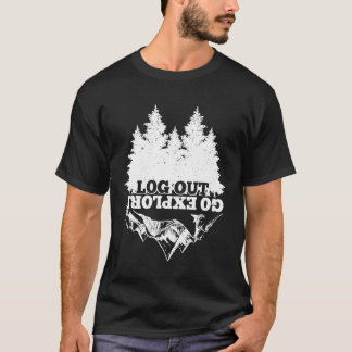 Camiseta Explorar el Camping Natural de las Montañas