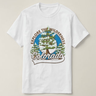 Camiseta Explorar el Cojín decorativo Wilderness, Colorado