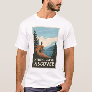Camiseta Explorar el descubrimiento de sueños