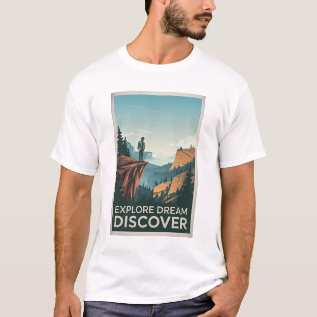 Camiseta Explorar el descubrimiento de sueños (Anverso)