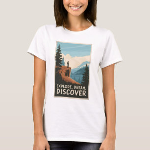 Camiseta Explorar el descubrimiento de sueños