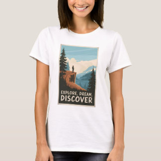 Camiseta Explorar el descubrimiento de sueños