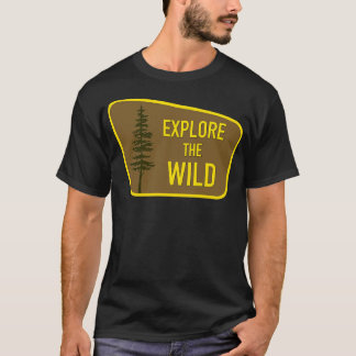 Camiseta Explorar el diseño de los entusiastas de la natura