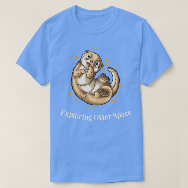 Camiseta Explorar el espacio exterior más allá del mar del  (Diseño del anverso)