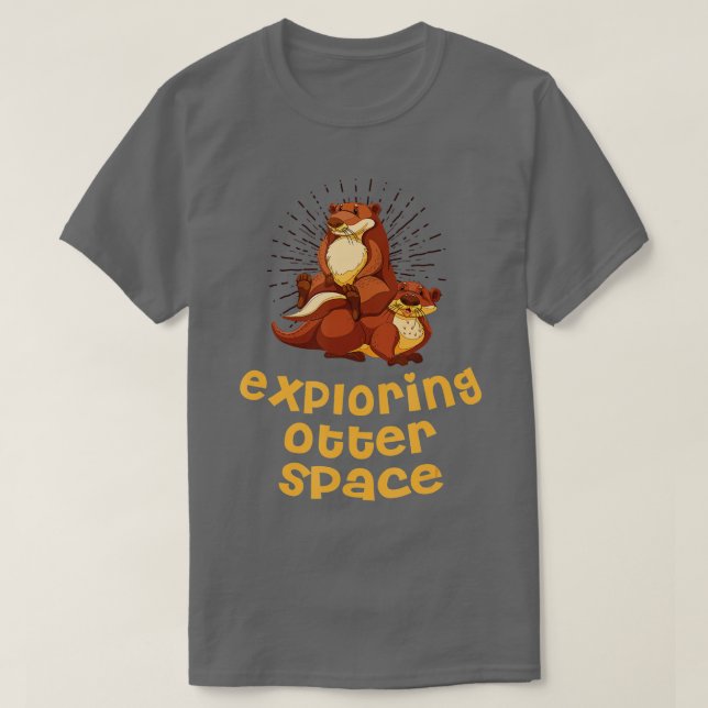 Camiseta Explorar el espacio exterior más allá del mar del  (Diseño del anverso)
