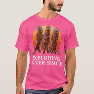 Camiseta Explorar el espacio exterior más allá del mar del 