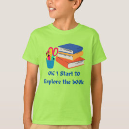 Camiseta Explorar el libro - Volver a la escuela Leer a Lov