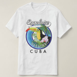 Camiseta Explorar el logo de viaje de Varadero Cuba