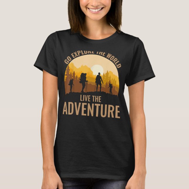 Camiseta Explorar el mundo (Anverso)