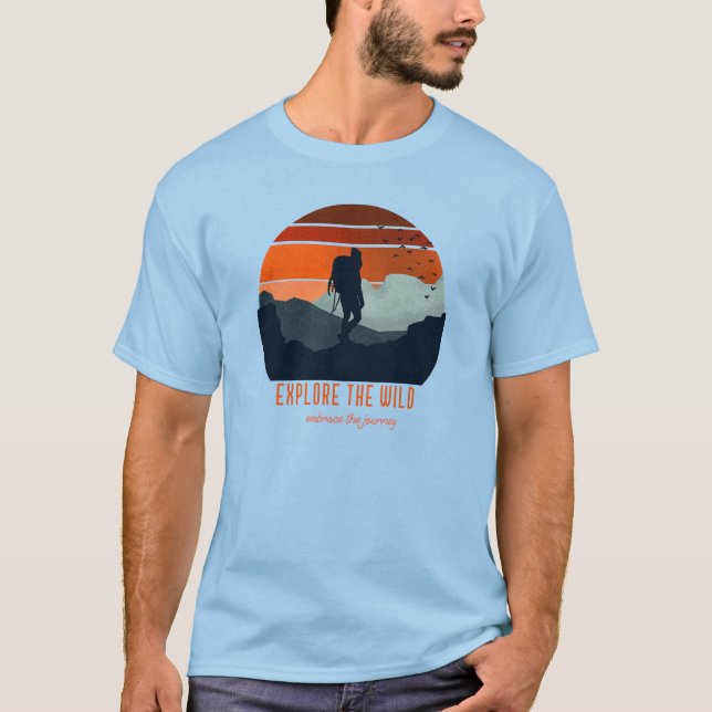 Camiseta Explorar el mundo para emprender el viaje (Anverso)