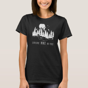 Camiseta Explorar El Senderismo Y Hacer Senderismo Gratuito