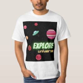 Camiseta explorar el universo