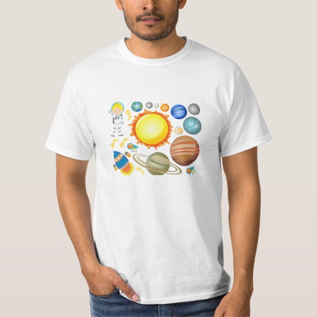 Camiseta Explorar el universo en estilo (Anverso)