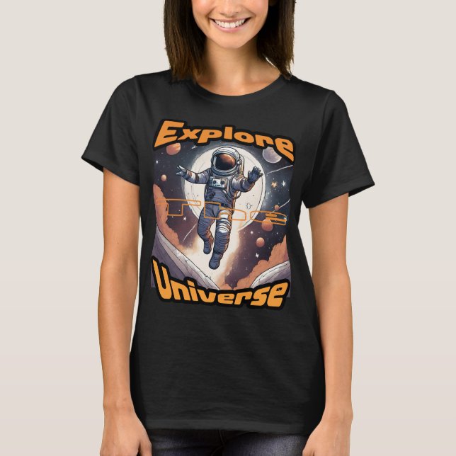 Camiseta Explorar el universo femenino (Anverso)