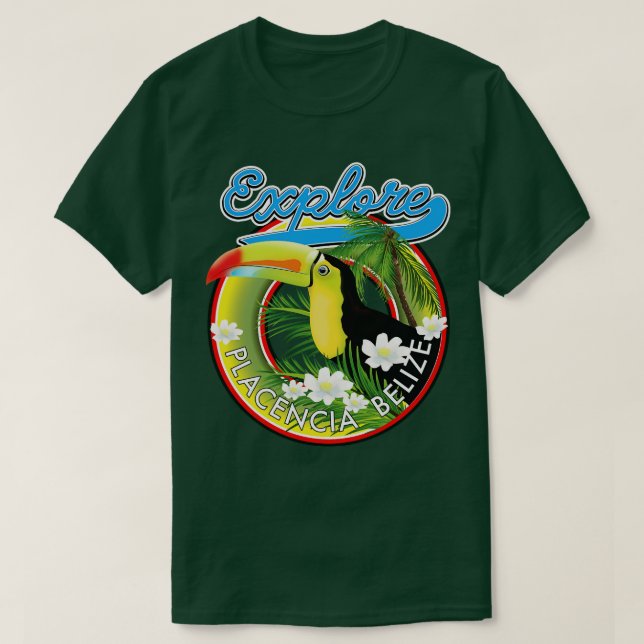 Camiseta Explorar el viaje a Placencia Belice (Diseño del anverso)