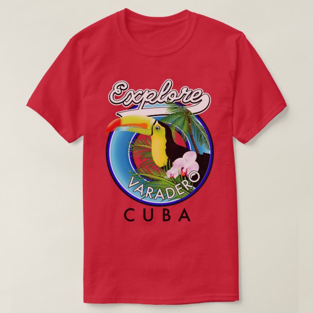Camiseta Explorar el viaje de Varadero a Cuba (Diseño del anverso)
