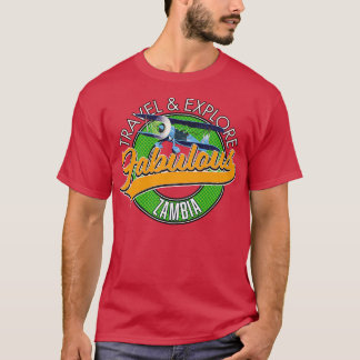 Camiseta explorar fabuloso Zambia
