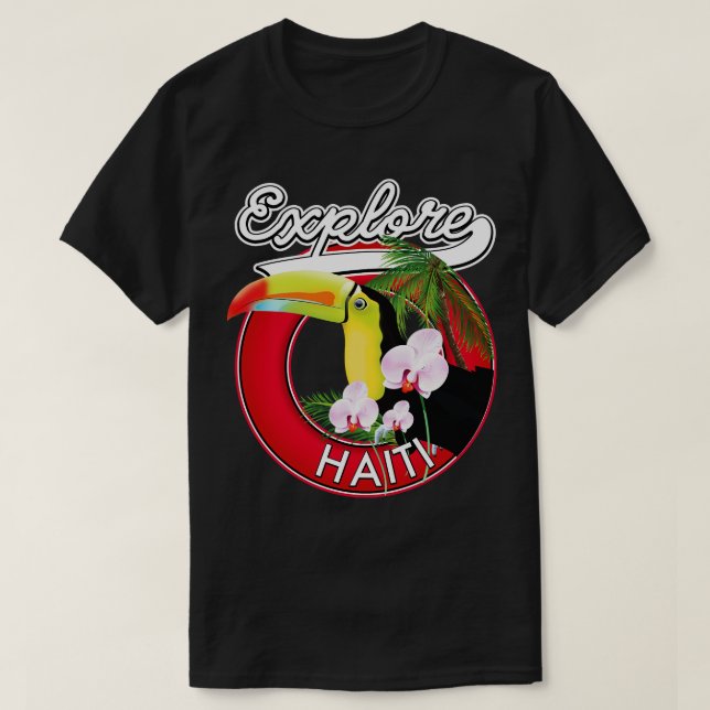 Camiseta explorar Haití (Diseño del anverso)