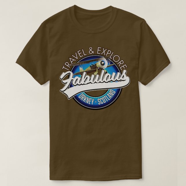 Camiseta explorar la fabulosa Orkney Scotland (Diseño del anverso)