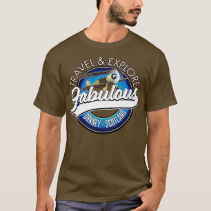 Camiseta explorar la fabulosa Orkney Scotland