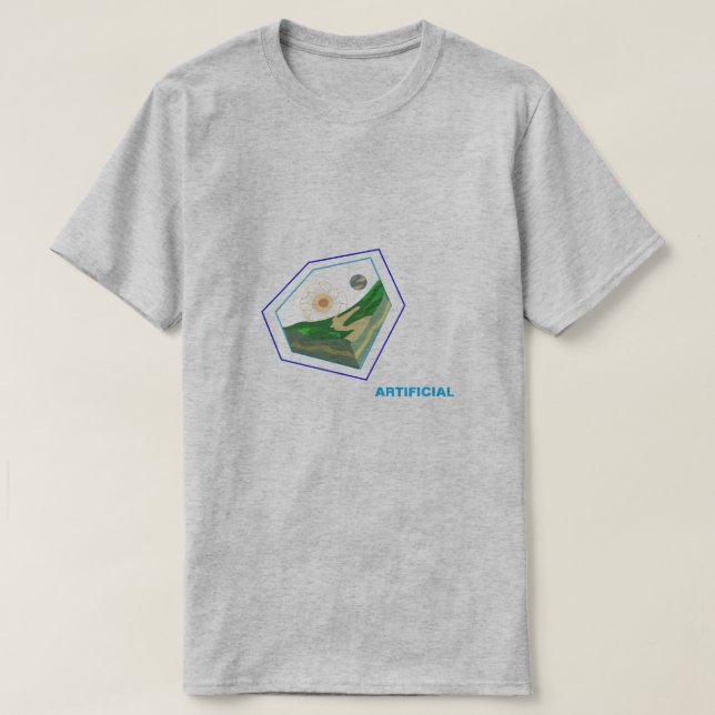 Camiseta Explorar la intersección de lo artificial (Diseño del anverso)