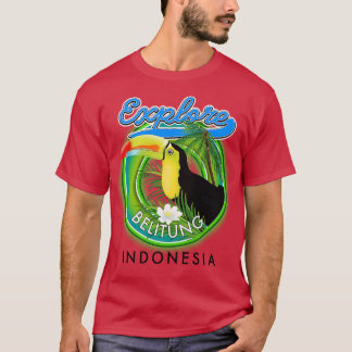 Camiseta explorar la isla Belitung Viajes de Belitung