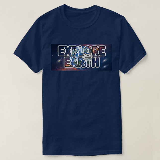 Camiseta Explorar la Tierra (Diseño del anverso)