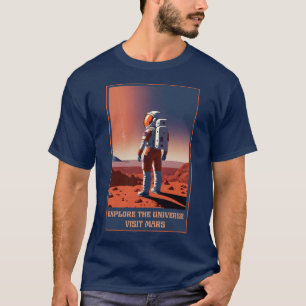 Camiseta Explorar la visita al Universo Marte