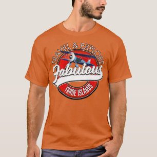 Camiseta explorar las fabulosas Islas Feroe
