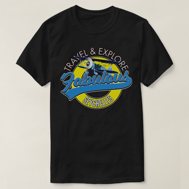 Camiseta Explorar las fabulosas Seychelles (Diseño del anverso)