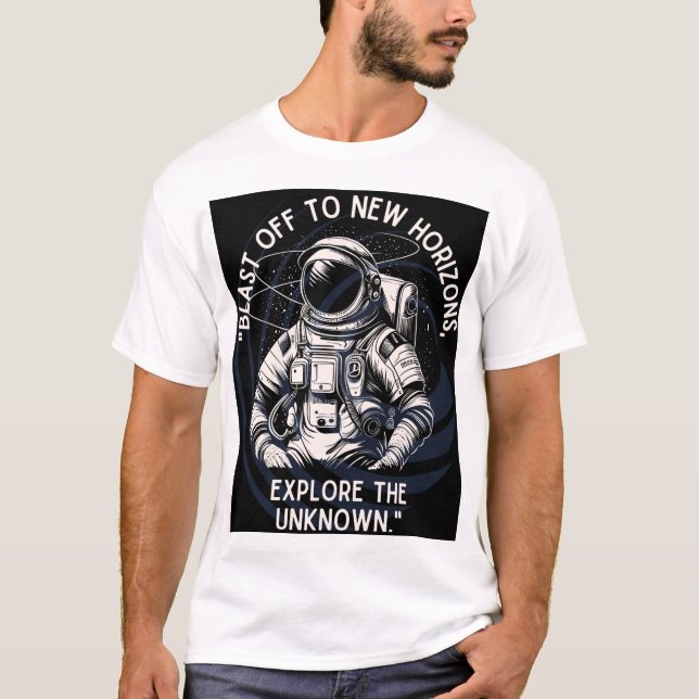 CAMISETA EXPLORAR LO DESCONOCIDO (Anverso)