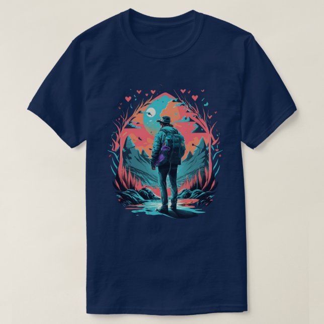 Camiseta Explorar lo desconocido (Diseño del anverso)