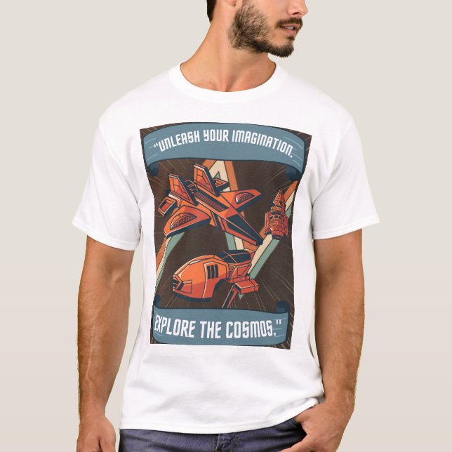 CAMISETA EXPLORAR LOS COSMOS (Anverso)
