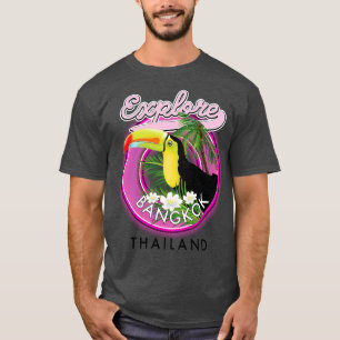 Camiseta explorar los viajes de Bangkok indonesia