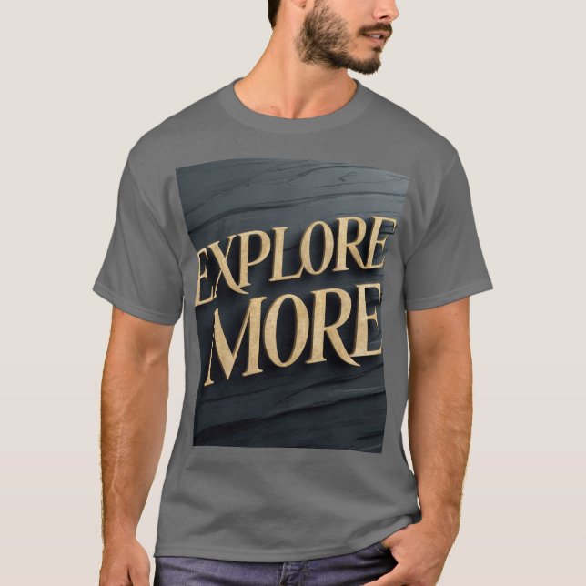 Camiseta "Explorar más" (Anverso)
